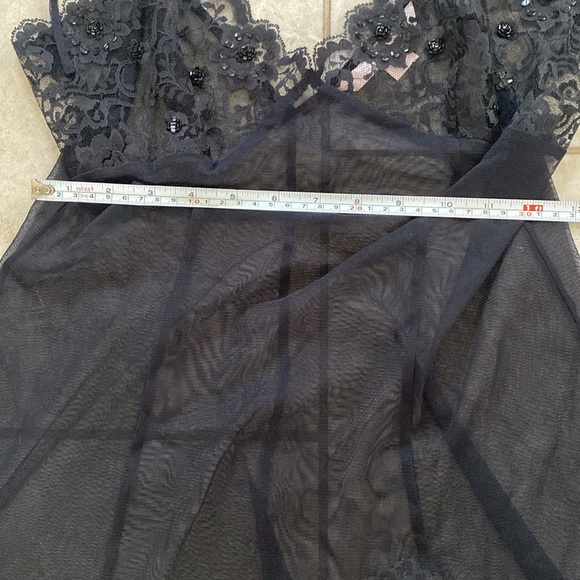 Victoria's Secret Black Lace Slip Medium - Picture 12 of 13